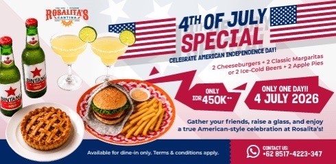 Connecting Dots: Bali &ndash; Peggy Lee &ndash; Margarita Cocktails &ndash; 4th of July 2026 &ndash; Rosalita&rsquo;s Cantina