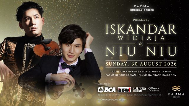 Special Offer: Iskandar Widjaja and Niu Niu Bali Concert 30 August 2026