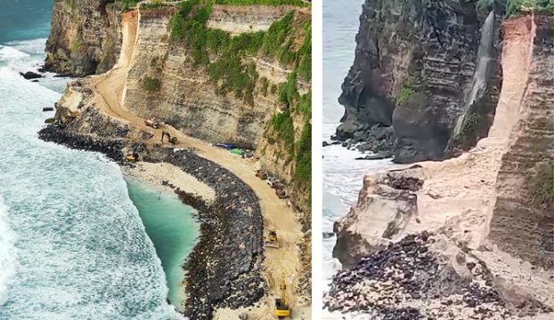 Uluwatu Seawall Construction to Safeguard Bali&rsquo;s Iconic Limestone Cliffs