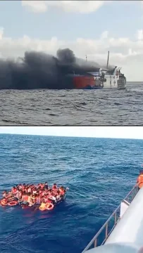 UPDATE: Fire Aboard KMP Putri Yasmin Lombok-Bali Car Ferry
