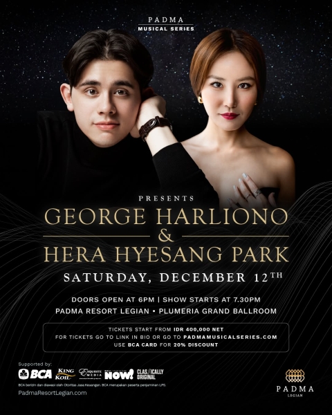 Dazzling Dual of Musicality: George Harliono and Hera Hyesang Pak in Bali, 12 December 2026