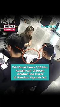 Brazilian Woman Caught at Bali Airport Smuggling 3.6 kg of Liquid Cocaine in Shampoo Bottles
